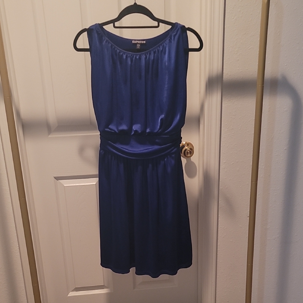 CCO ALL NEED TO GO!! Express Women's Royal Blue Dress